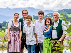 Die Familie Gross, Gastgeber des Hotels Prinz-Luitpold-Bad in Bad Hindelang.
