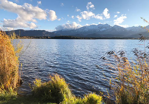 Biohotel Eggensberger Hopfensee Der Hopfensee in der Nähe des Biohotel Eggensberger in Hopfen am See.