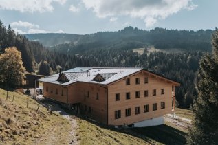 Außenansicht vom Wald & Wiesn Berghotel Balderschwang.