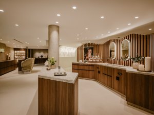 Einblick in den Spa Bereich im Bergkristall - Mein Resort im Allgäu in Oberstaufen