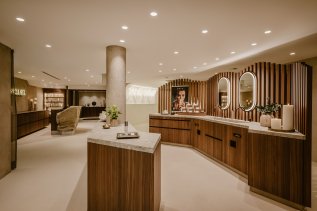 Einblick in den Spa Bereich im Bergkristall - Mein Resort im Allgäu in Oberstaufen