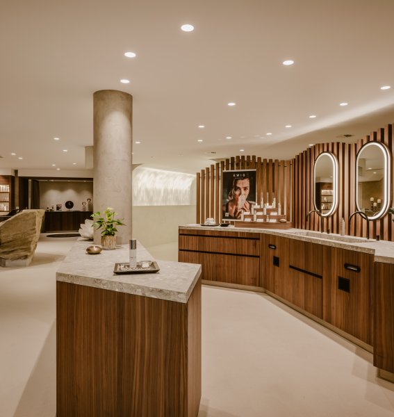 Einblick in den Spa Bereich im Bergkristall - Mein Resort im Allgäu in Oberstaufen