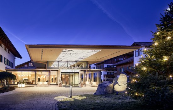 Blick auf das König Ludwig Inspiration SPA in Schwangau.