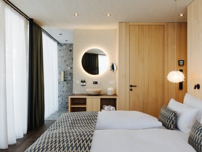 Einblick in ein Zimmer in Torgheles Wald & Fluh in Balderschwang.