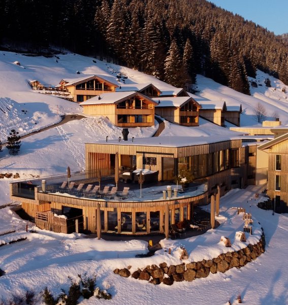 Die Außenansicht in Torgheles Wald & Fluh in Balderschwang.