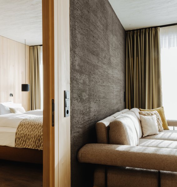 Einblick in ein Zimmer in Torgheles Wald & Fluh in Balderschwang.