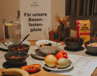 Speisen für das Basenfasten im Diana Naturpark Hotel in Oberstaufen.