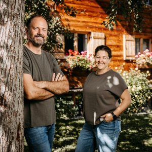 Die Gastgeber der Bio-Hotel Oswalda Hus im Kleinwalsertal.