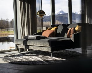 Einblick in den Ruheraum im Hotel Das König Ludwig in Schwangau.