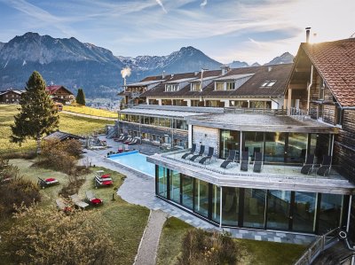 Hotel Oberstdorf Außenansicht Blick auf das Hotel Oberstdorf in Oberstdorf.