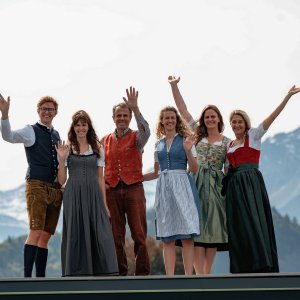 Die Gastgeberfamilie des Hotel Franks in Oberstdorf.