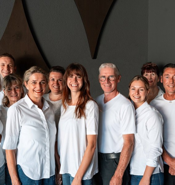 Die Mitarbeiter und Gastgeber des Hotel Franks in Oberstdorf.