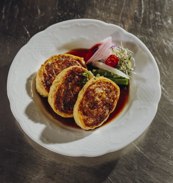 Eine Speise im Hotel Helmer in Schwangau.