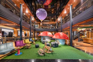 Ein Spielzimmer im Oberjoch Familux Resort in Bad Hindelang.