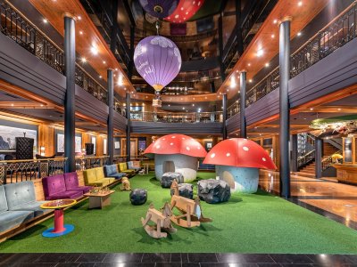 Ein Spielzimmer im Oberjoch Familux Resort in Bad Hindelang.