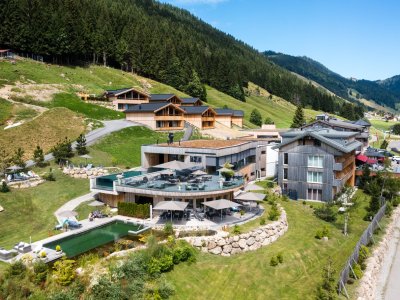 Die Außenansicht des Torgheles Wald & Fluh in Balderschwang.