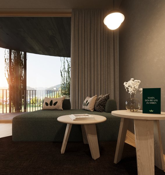 So werden die Zimmer in der gerade entstehenden Kraftquelle Fanny in Maierhöfen bald aussehen.