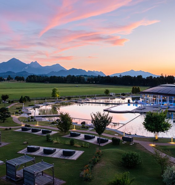 Die Außenansicht des Hotels Das König Ludwig in Schwangau
