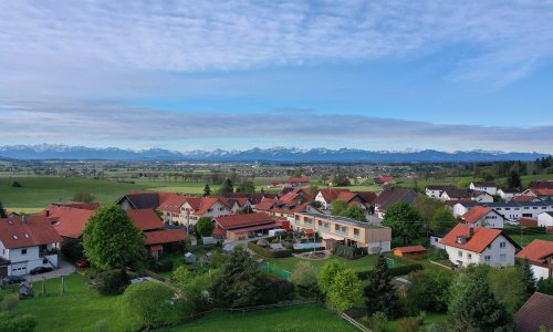 Die Außenansicht des Landgasthof Hubertus in Apfeltrang.