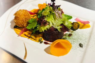 Eine Speise des Boutique-Hotel Zum Schloss in Amtzell.