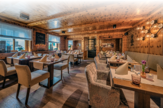 Das Restaurant des Boutique-Hotel Zum Schloss in Amtzell.