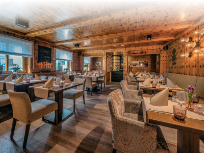 Das Restaurant des Boutique-Hotel Zum Schloss in Amtzell.