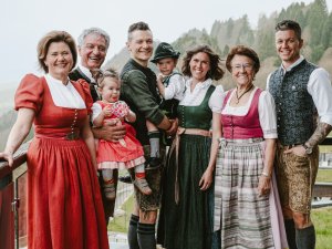 Die Gastgeberfamilie des Resort Bergkristall in Oberstaufen.