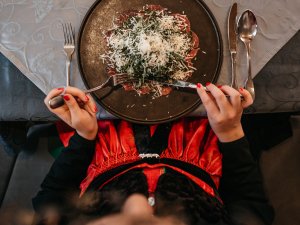 Eine Speise des Hotel Tradizio in Mittelberg.