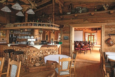 Berghotel Jägerhof Moorhütte Die Moorhütte im Berghotel Jägerhof in Isny.