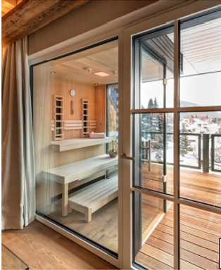NaturZEIT Sauna Suite Eine Visualisierung der Sauna Suite im Hotel NaturZEIT in Füssen.