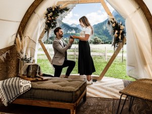 Heiratsantrag im Hotel Das Rübezahl in Schwangau.
