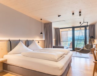 Ein Zimmer des PANORAMA Allgäu Spa Resort in Rückholz.