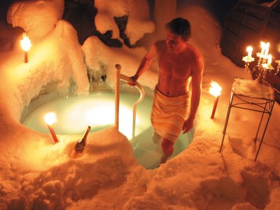 Sonnenalp Resort Winter Whirlpool