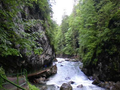 Wanderung durch die Breitachklamm bei Oberstdorf.