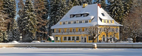 Hotel Waldsee Außenansicht Winter