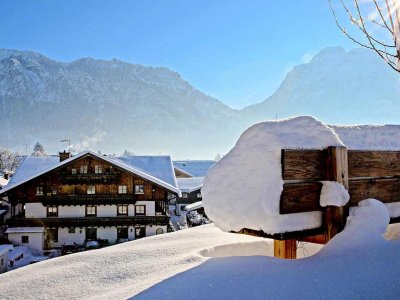 Ferienhotel Helmer Außenansicht Winter