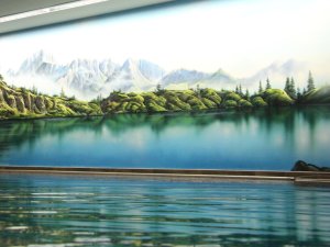 Eindruck vom Innenpool im Hotel Franks in Oberstdorf.