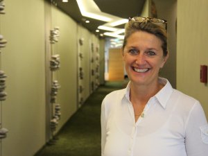 Eine Mitarbeiterin des Hotels Franks in Oberstdorf.