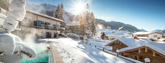 Panoramahotel Oberjoch Außenansicht Winter