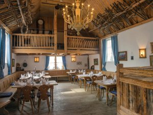 Festsaal im Wellnesshotel Mittelburg in Oy-Mittelberg.