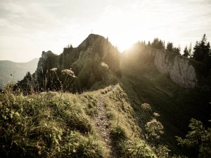 In den Bergen. Die perfekte Freizeitattraktion im Urlaub im Hotel HUBERTUS Mountain Refugio Allgäu in Balderschwang