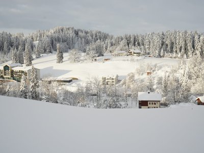 Hotel Edita Ausblick Winter