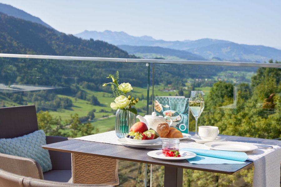 Bergkristall - Mein Resort im Allgaeu Frühstück Sommer