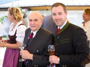 Die Hoteliersfamilie im Hotel König Ludwig in Schwangau bei einer Veranstaltung