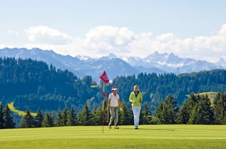 Golf als Freizeitaktivität im Hanusel Hof in Weitnau