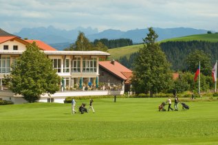 Golf als Freizeitaktivität im Hanusel Hof in Weitnau