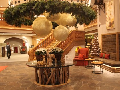 Sonnenalp Resort Empfang Weihnachten