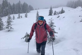 Eine Schneeschutour im Neuschnee - einfach herrlich