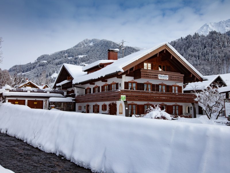 Unser Almenhöfle im Winter