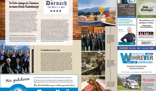 Allgäuer Zeitung 924849 Umbau Alpe Dornach Oberstdorf Korrekturabzug